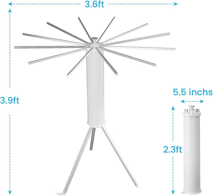 JOOM Tripod Clothes Drying Rack, Garment Rack Portable and Foldable Space - Image 6