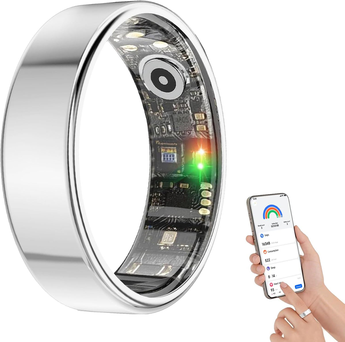 benio gen2 smart ring for women men sleep, main product view