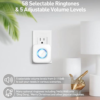 Door Chime, Satisure Door Sensor Chime When Door Opens, Door Entry Alarm - Image 8