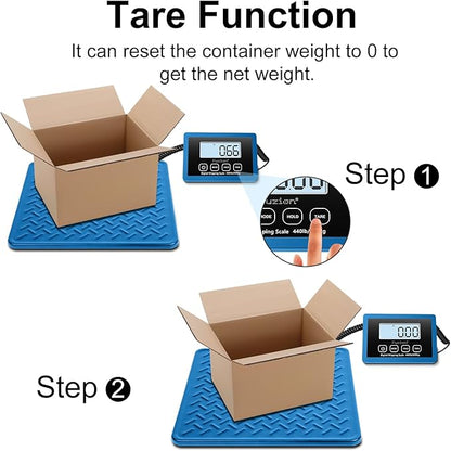 Fuzion Shipping Scale, 440LBs x 10g Postal Scale, Durable Alloy Steel Platform - Image 7