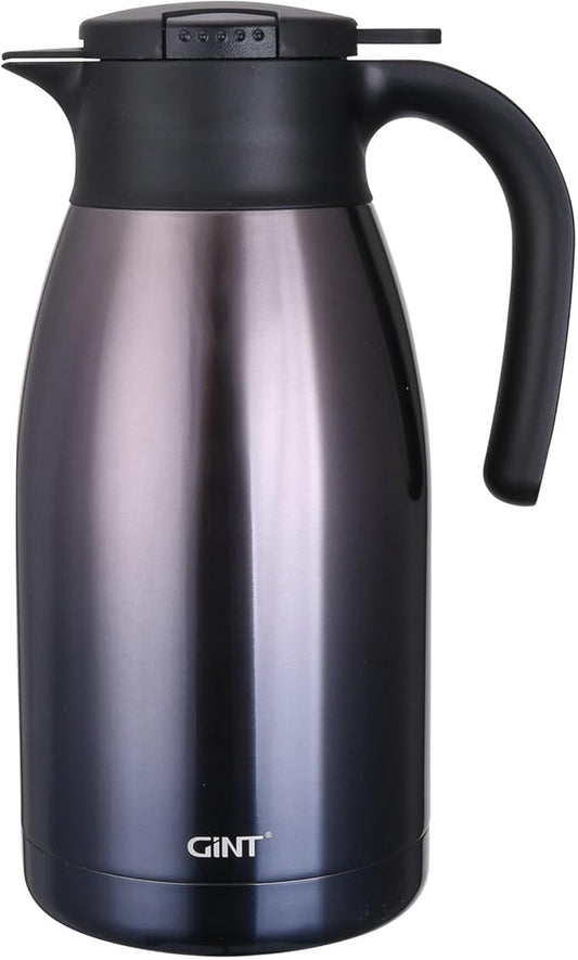 GiNT 1.9L / 64Oz Thermal Coffee Carafe, Insulated Stainless Steel Coffee Carafes by WelcometoGiNT