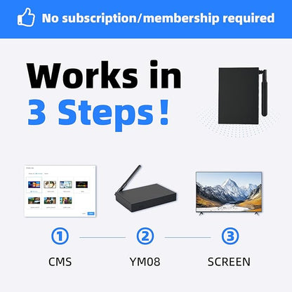 Lunzn Digital Signage Player Metal Box 4+32G Android 12 CMS Remote Publish - Image 5