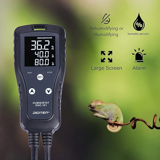 DIGITEN Humidity Controller DHC101 Digital Humidistat Pre Wired Outlet Reptile - Image 4