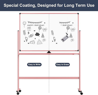 Mobile Whiteboard, 48x32 Inches Dry Erase Board - Image 5