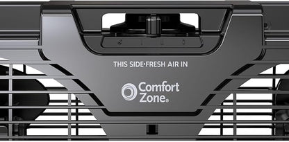Comfort Zone Window Fan for Bedroom, 9 inch 3 Speed Dual Fans - Image 8