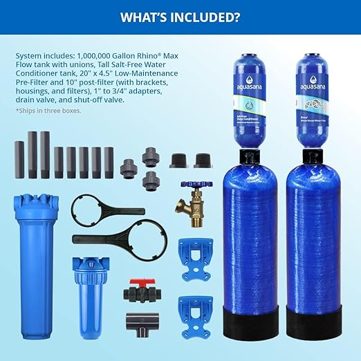 Aquasana Whole House Max Flow Water Filter | 1, 000 Gallons | Salt-Free - Image 6