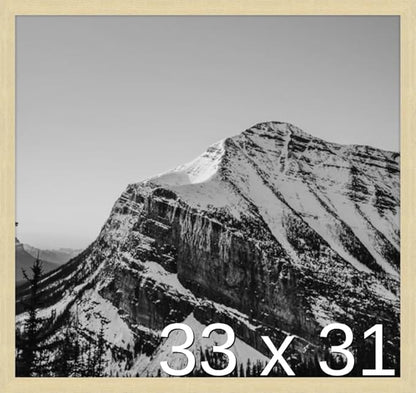 Frame It Easy 33 x 31 Wheat Wood Frame by FrameItEasy