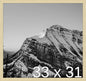 Frame It Easy 33 x 31 Wheat Wood Frame by FrameItEasy