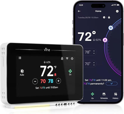 Vine Smart Thermostat for House by VINESmartHome