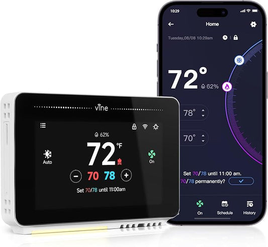 Vine Smart Thermostat for House by VINESmartHome