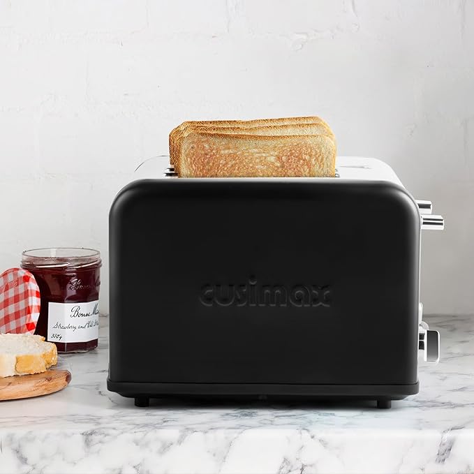 CUSIMAX 4 Slice Toaster with Smart LED Display, Stainless Steel Toaster with - Image 3