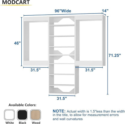 Modular Closet, Wood Tower Storage - Image 2