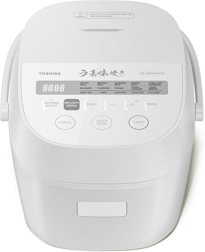 TOSHIBA OriginTaste Rice Cooker 10-Cup Uncooked, Fuzzy Logic, 15-in-1 Functions by ToshibaKitchen