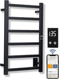 Smart Wireless Electric Towel Warmer | Blade Thin 6 Bar Design | Hardwired & by Topdattion