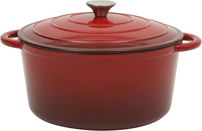 Gibson Home Addlestone 7 Qt Enameled Cast Iron Dutch Oven Pot by GibsonHomewares