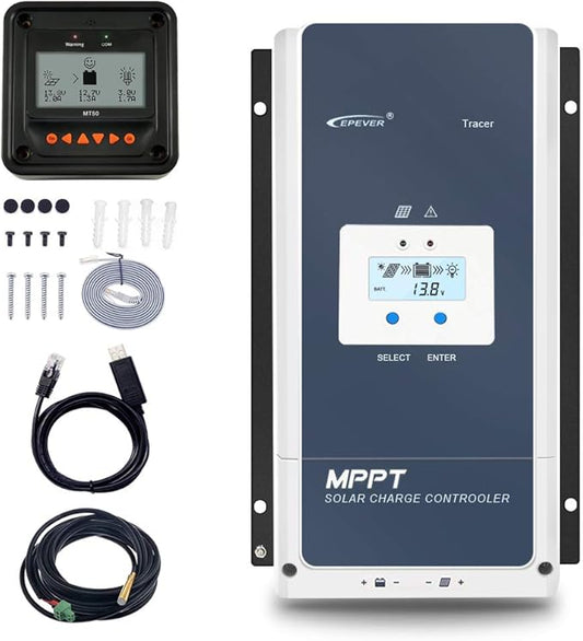 EPEVER 80A MPPT Solar Charge Controller 12V/24V/36V/48V Auto Max.PV 150V Input by iSunergy
