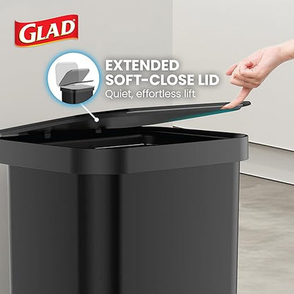 Glad Stainless Steel Step Trash Can, Series 2 - Image 7