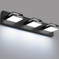 led modern bathroom vanity light fixtures, dimmable matte, main product view