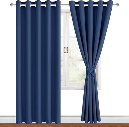 Hiasan Blackout Curtains for Bedroom, 60 x 84 Inches Long - Image 6