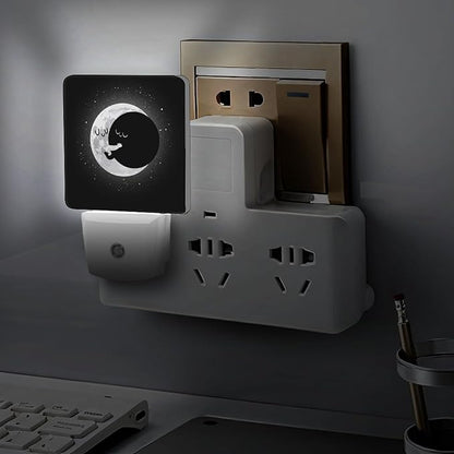Cute Lunar Eclipse Night Light, Plug into Wall Decor Nightlights - Image 4