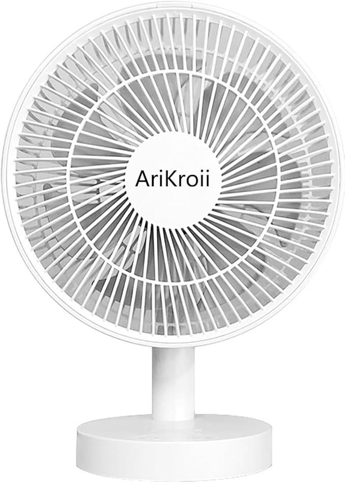 AriKroii USB Desk Fan with Adjustable Tilt 90 Rotation, Ultra-quiet but High - Image 7