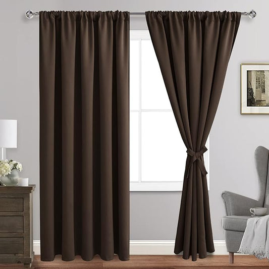 JIUZHEN Blackout Curtains for Bedroom by JIUZHEN