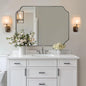 ANDY STAR Chrome Bathroom Mirror, 30x40 Inch Polished Chrome Rectangle Mirror by ANDYSTAR