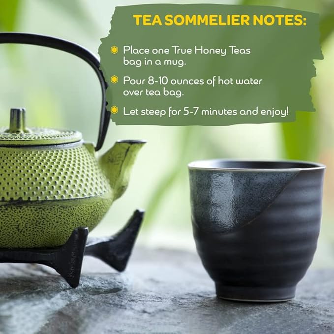 True Honey Green Tea Bags - Image 5