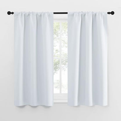 NICETOWN Greyish White Window Curtain Panels by NICETOWN