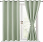 Hiasan Blackout Curtains for Bedroom, 52 x 54 Inches Long by Hiasan