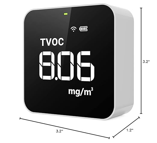 Temtop Smart Air Quality Monitor Indoor Home Air Testing - Image 10