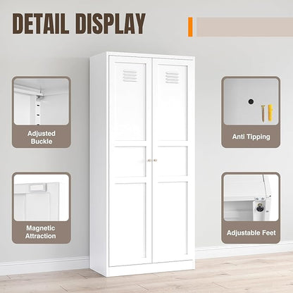 Yizosh Metal Storage Cabinet - Image 4