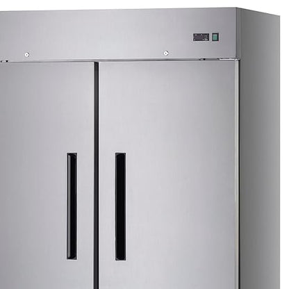 Arctic Air AR49 54" Two Section Two Solid Doors Reach-in Commercial Refrigerator - Image 4