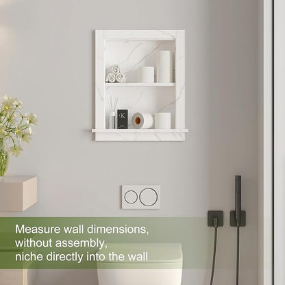 Recessed Medicine Cabinet, 14x18 Bathroom Cabinet - Image 8