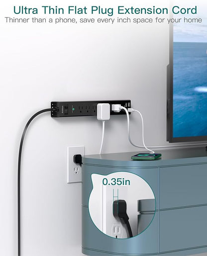 6Ft Power Strip Surge Protector - Image 3