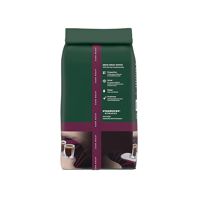 STARBUCKS® Espresso Roast – Ground Coffee 28oz - Image 7