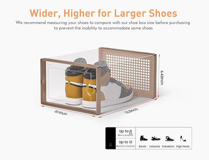 Kuject X-Large Shoe Storage Boxes Organizers - Image 2