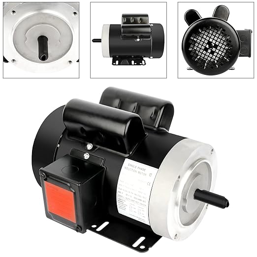 2HP Electric Motor 3450 RPM General Purpose Single Phase Motor 56C Frame - Image 2