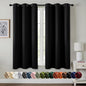 MIULEE Black Blackout Curtains by MIULEE