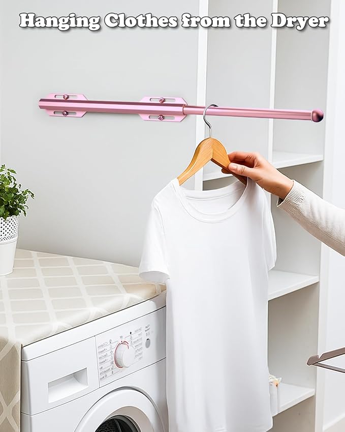 12" Valet Rod for Closet Pull Out, Adjustable extending closet rod, Standard - Image 7