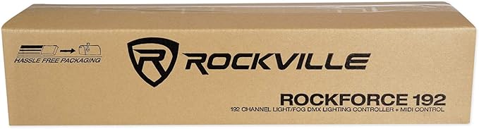 Rockville ROCKFORCE 192-Channel DMX Lighting Controller, Sound-Activated - Image 9