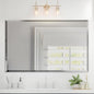 Beveled Mirror, Rectangular Beveled Edge Bathroom Vanity Mirror, Upgraded by LAMCHMOR