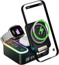 Qi2 Wireless Charger 8in1 Magnetic Wireless Charger Fast Charging Station by Unknown