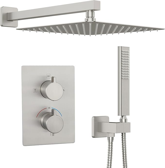 Iriber Thermostatic Shower System Wall Mount by Iriber
