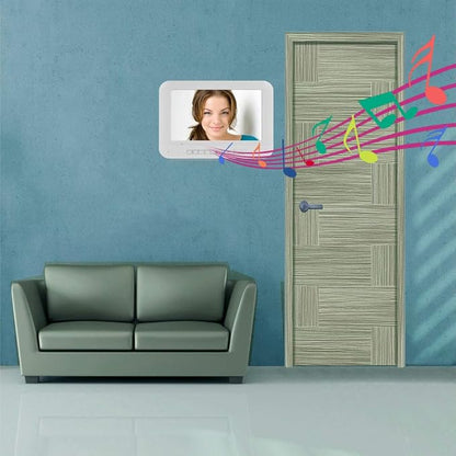 AMOCAM Video Intercom System, 7 Inche Monitor Wired Video Door Doorbell Kit - Image 9