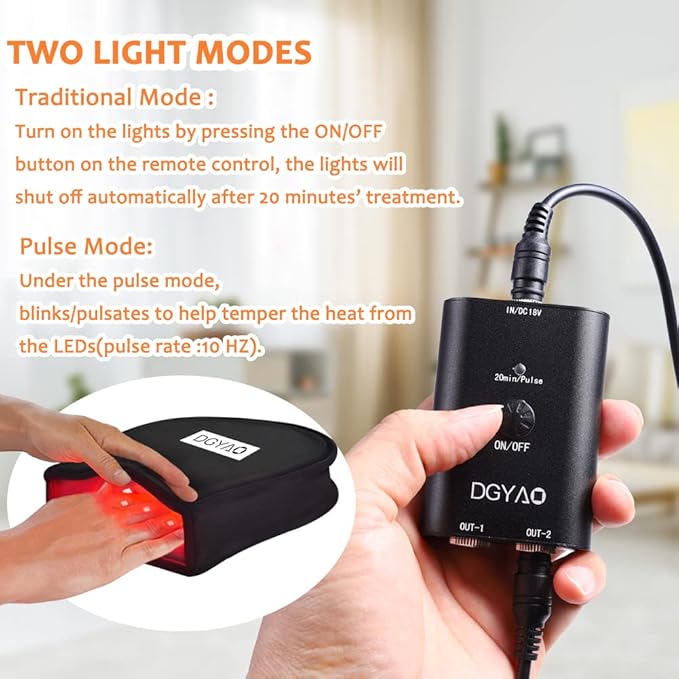 DGQY Red Light Therapy for Hans Pain Relief - Image 5
