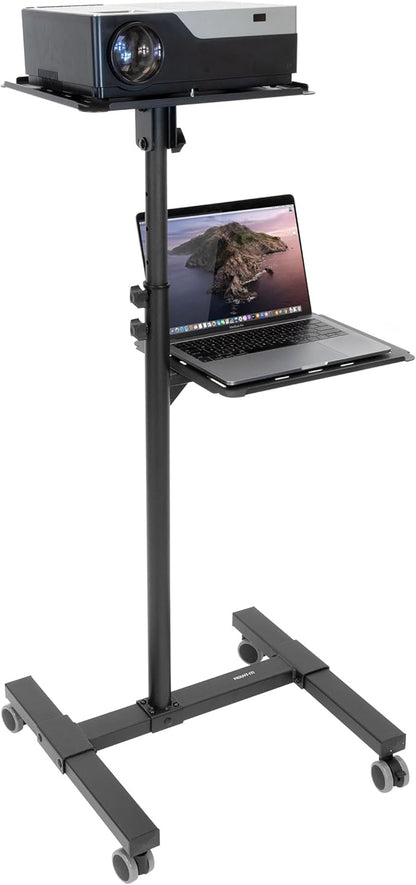 Mount-It! Mobile Projector and Laptop Stand, Rolling Cart by Mount-It