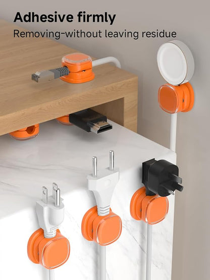 Magnetic Cable Clips, Adjustable Cord Holder Management, Adhesive Wire Keeper - Image 8