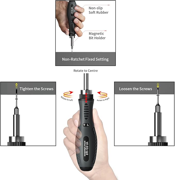 Precision Ratchet Screwdriver Set - Image 4