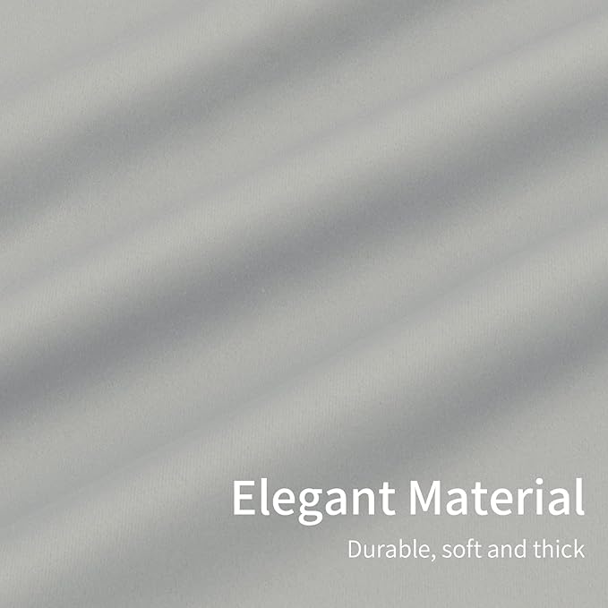 Easy-Going Blackout Curtains for Bedroom, Solid Thermal Insulated Grommet and - Image 6